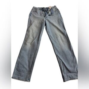 Hollister Women's Straight Leg Jeans - Light Gray Wash